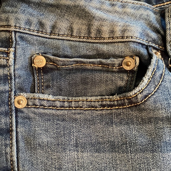 Lucky Brand Lolita Skinny Jeans mid / low rise medium fade wash size 6 / 28 - Picture 7 of 15